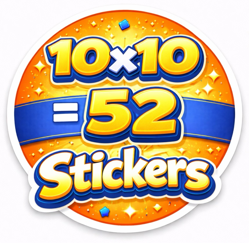 Stickers 10x10