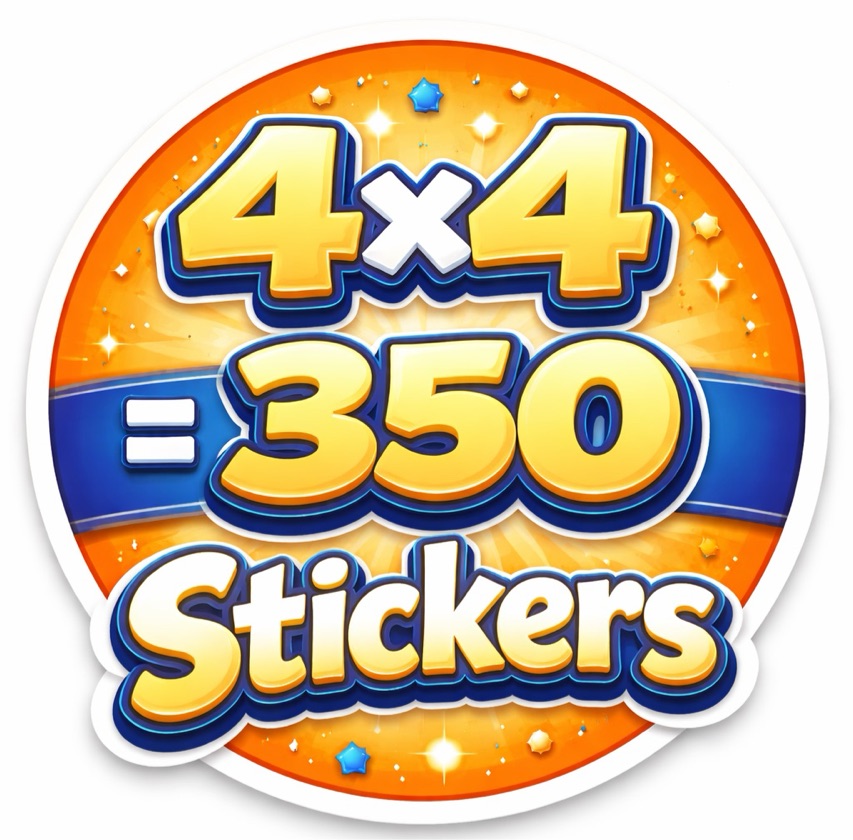 Stickers 4x4